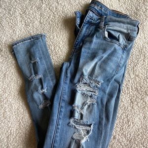 American Eagle ripped jeans